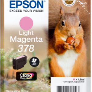 Light magenta blækpatron - Epson 378 - 4,8 ml