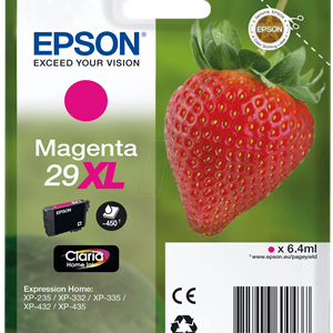 Magenta blækpatron 29XL - Epson - 6,4ml.