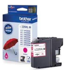 Magenta blækpatron - Brother LC225XLM - 11,8 ml