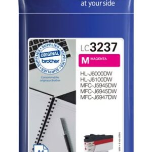 Magenta blækpatron - Brother LC3237 - 1500 sider
