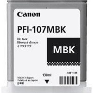Mat sort blækpatron 107MBK 6704B001 - Canon - 130ml.