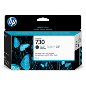 Mat sort blækpatron - HP nr. 730 - 130ml