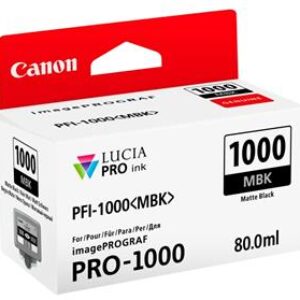 Matt sort blækpatron 1000MBK - Canon - 80,0ml.