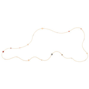 OLE LYNGGAARD Shooting Stars 18 kt. guld halskæde, 90 cm