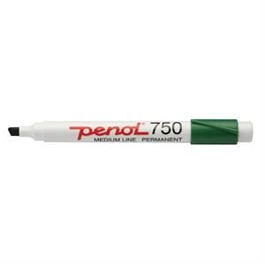 Penol 750 Grøn MARKER Permanent - I kasser á 10 styk.