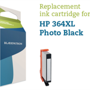Photo sort blækpatron - HP nr.364 PBXL - 5ml.