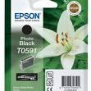 Photo sort blækpatron T0591 - Epson - 13ml.