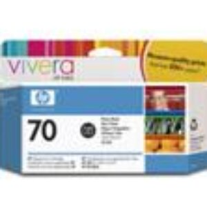 Photo sort blækpatron nr. 70 - HP - 130ml
