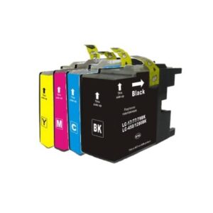 Rabat sæt! Brother LC1280XL - 4 farver BK-C-M-Y - Kompatibel - LC1280XL - 89 ml