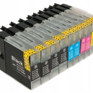 Rabat sæt! Brother LC1280XL - 4 x bk 2 x c-m-y - Kompatibel - LC1280XL