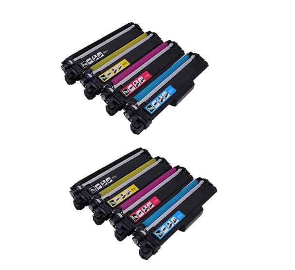 Rabat sæt! Brother TN243 - 2 x 4 farver BK-C-M-Y - Kompatibel - TN243 - 10.600 sider