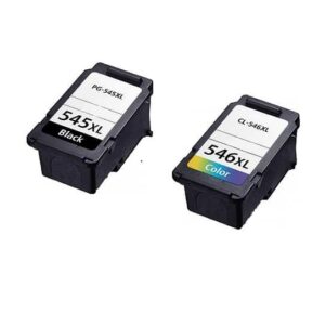 Rabat sæt! Canon PG-545XL / Cl 546XL - 1 x Sort 1 x Farve - Kompatibel - PG-545XL - 27 ml
