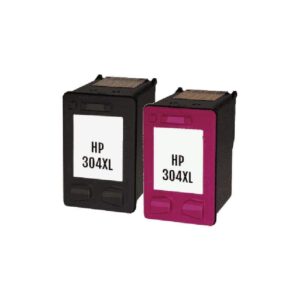 Rabat sæt! HP 304XL ? 1 x Sort 1 x Farve ? Kompatibel ? HP 304 XL ? 28 ml