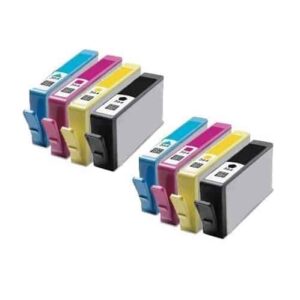 Rabat sæt! HP 364XL - 2 x 4 farver BK-C-M-Y - Kompatibel - 364XL - 140 ml