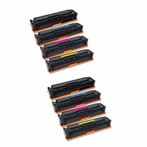 Rabat sæt! HP 410X - 2 x 4 farver BK-C-M-Y - Kompatibel - 410X - 43.000 sider