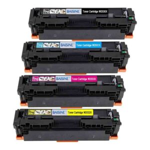 Rabat sæt! HP 415X ? 4 farver BK-C-M-Y Toner ? Kompatibel ? 415X ? 25.500 sider