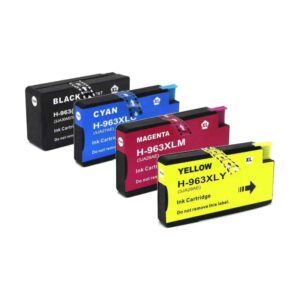 Rabat sæt! HP 963XL 4 farver BK-C-M-Y ? Kompatibel- 963XL ? 134,5 ml