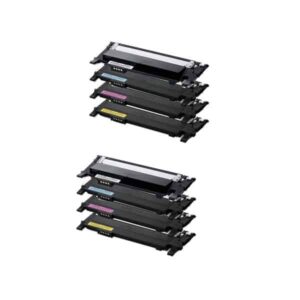 Rabat sæt! Samsung CLT-406S - 2 x 4 farver BK-C-M-Y - Kompatibel - CLT-406S - 9.000 sider