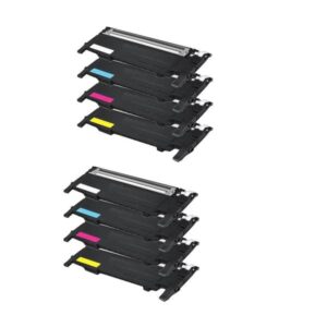 Rabat sæt! Samsung CLT-4072S - 2 x 4 farver BK-C-M-Y - Kompatibel - CLT-4072S - 9.000 sider