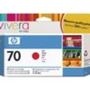 Rød blækpatron nr. 70 - HP - 130ml