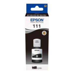 Sort blæk - 111 til Epson T03M140 - 6.000 sider