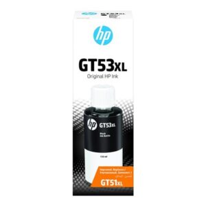 Sort blæk - GT53XL til HP 1VV21AE - 135 ml.