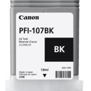 Sort blækpatron 107BK 6705B001 - Canon - 130ml.