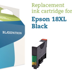Sort blækpatron 18XL - Epson - 14ml.