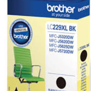 Sort blækpatron - Brother LC229XLBK - 48,2ml