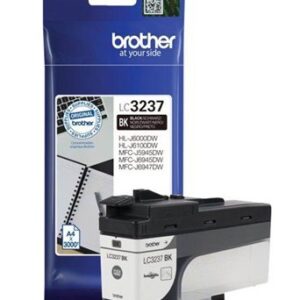 Sort blækpatron - Brother LC3237BK - 3000 sider