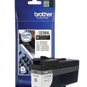 Sort blækpatron - Brother LC3239XLBK - 6000 sider