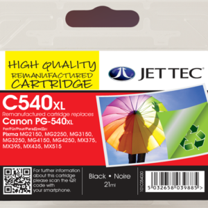 Sort blækpatron - Canon PG-540XL - 21 ml