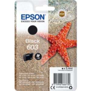 Sort blækpatron T03U140 - Epson 603 - 3,4 ml.
