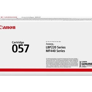 Sort lasertoner 057 - Canon - 3.100 sider.