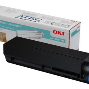 Sort lasertoner 45807116 - OKI - 12.000 sider.