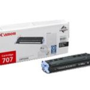 Sort lasertoner 707BK - Canon - 2.500 sider.