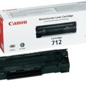 Sort lasertoner 712BK - Canon - 1.500 sider.