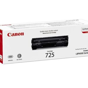 Sort lasertoner 725BK - Canon - 1.600 sider.