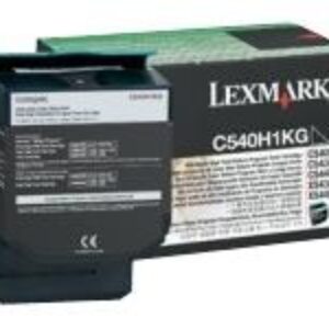 Sort lasertoner C540H - Lexmark - 2.500 sider