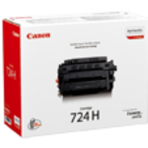 Sort lasertoner - Canon 724H - 12.000 sider.