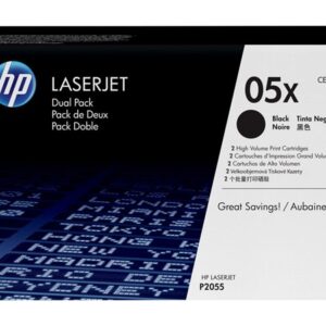 Sort lasertoner - HP CE505XD - 2x6.500 sider