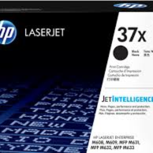 Sort lasertoner - HP nr.37X - 25.000 sider