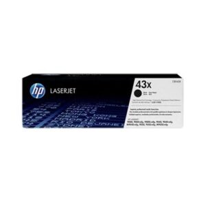 Sort lasertoner - HP nr.43 X - 38.000 sider