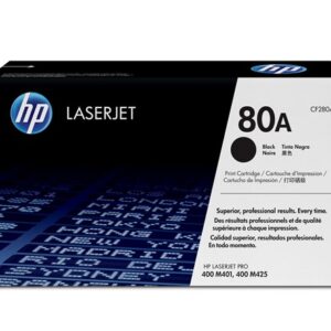 Sort lasertoner - HP nr.80A - 2.700 sider