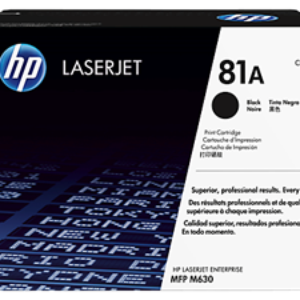 Sort lasertoner - HP nr.81A - 10.500 sider