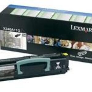 Sort lasertoner - Lexmark 340A11G - 2.500 sider.
