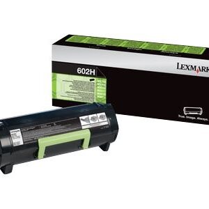 Sort lasertoner - Lexmark 602H - 10.000 sider