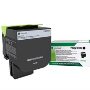 Sort lasertoner - Lexmark 71B2XK0 - 8000 Side