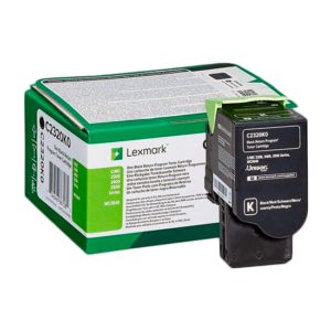 Sort lasertoner - Lexmark C2320K0 - 1.000 sider