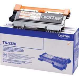 Sort lasertoner TN-2220 - Brother - 2.600 sider.